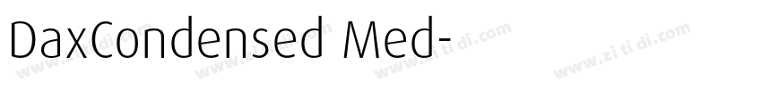 DaxCondensed Med字体转换
